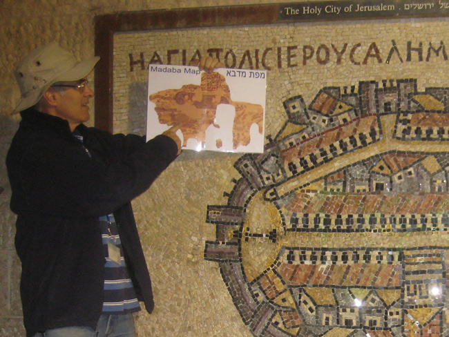 A 1500 year old mosaic map helps us understand Yerushalaim