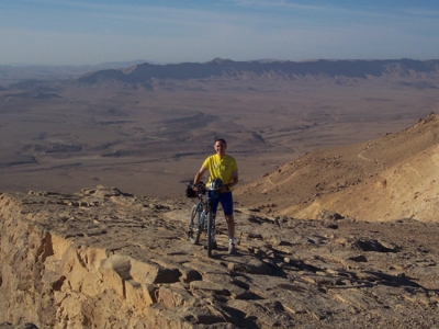Come join me for a ride in the Negev at Mahktesh Ramon