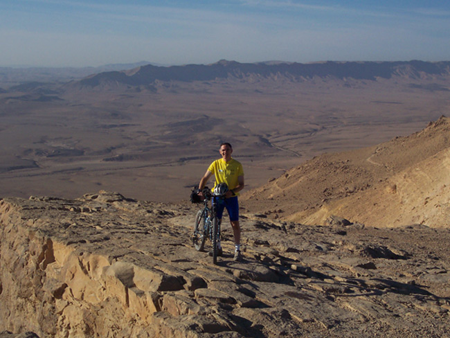 Come join me for a ride in the Negev at Mahktesh Ramon
