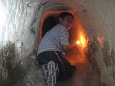 The light at the end of the tunnel! Khirbet Medres Bar Kochba period tunnel