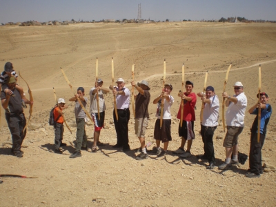Desert Archery near Mitzpeh Ramon