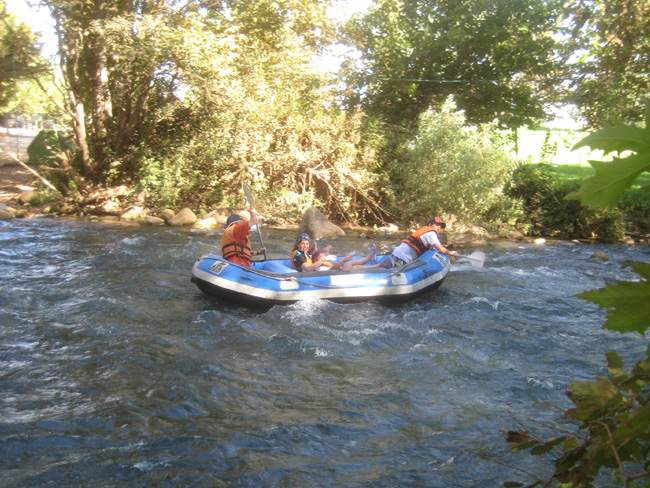 Rafting on the Hazbani River