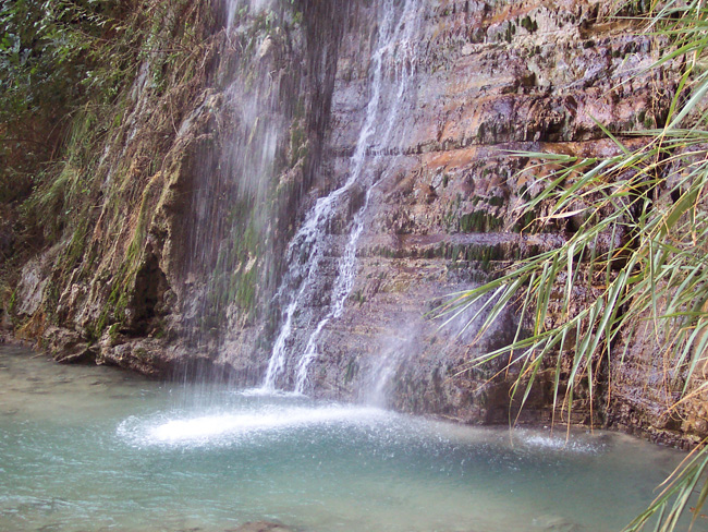 The David Waterfall of Ein Gedi