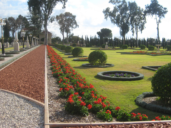 The Bahai Gardens of Baha'u'llah in Akko